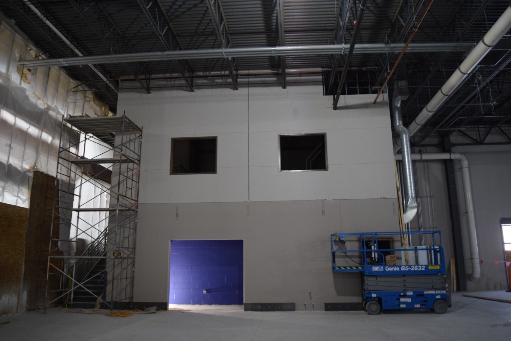 10-18-22: Drywall above the new restrooms
