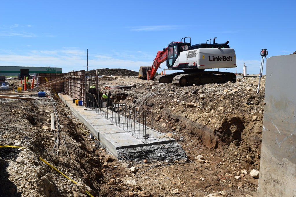 6-9-22: Foundation walls are nearly complete
