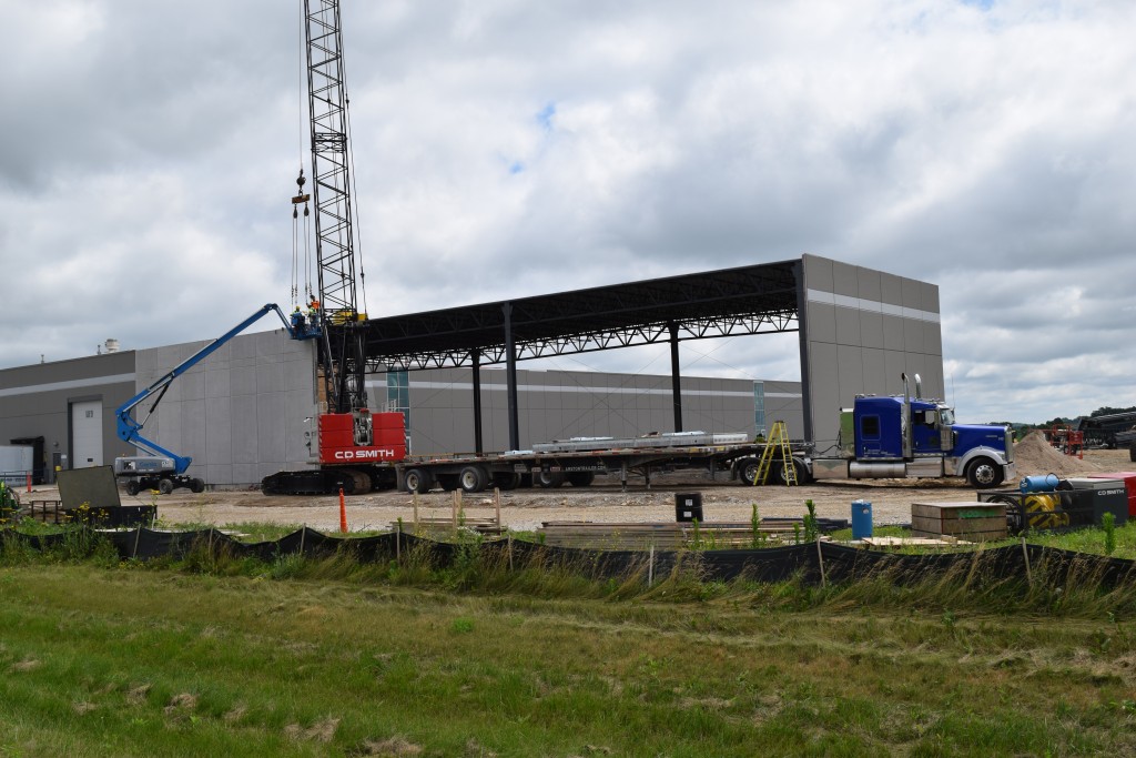 7-13-22: West panel installation