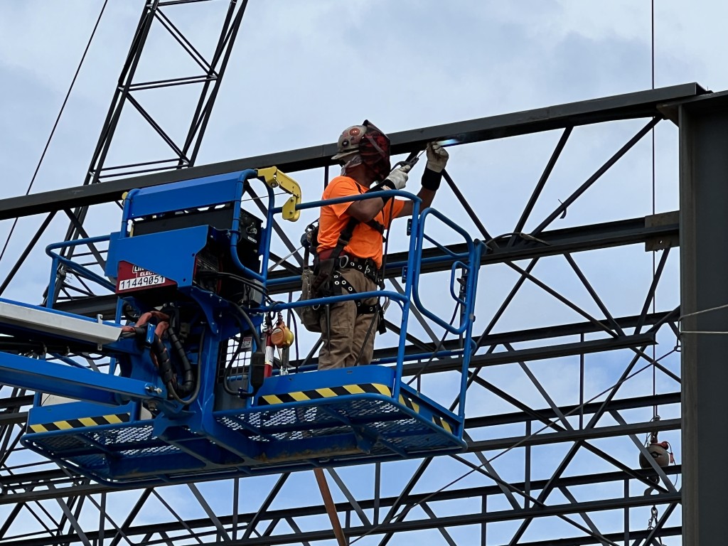 7-7-22: Welding steel girders and joists