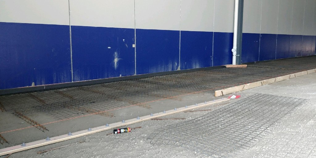 9-13-22: Rebar for new flooring