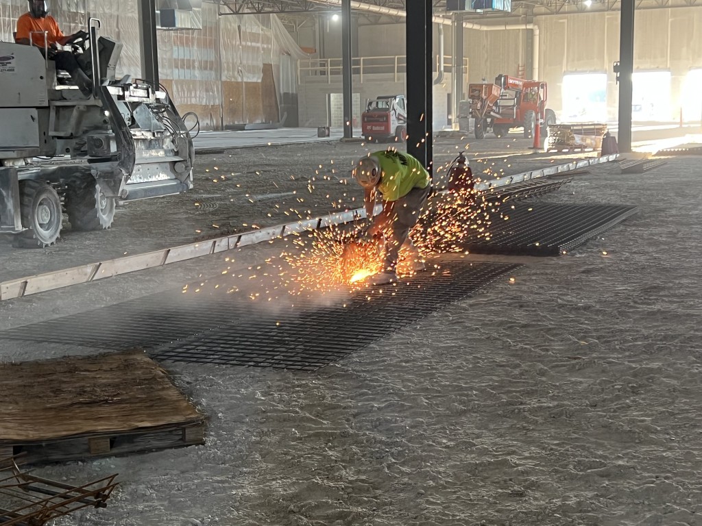 9-22-22: Cutting rebar