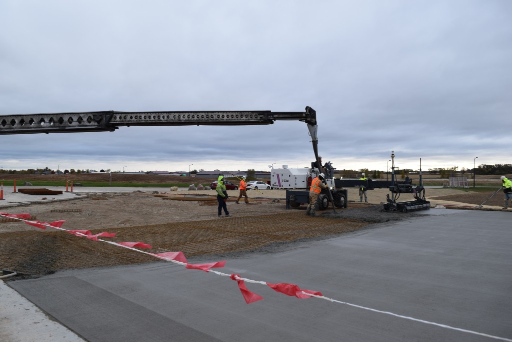 10-18-22: Final exterior concrete pour