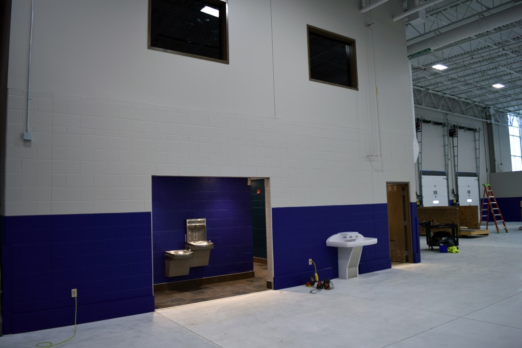 12-7-22: A wash basin and drinking fountains (aka bubblers to us Wisconsinites) have been added outside the new restrooms