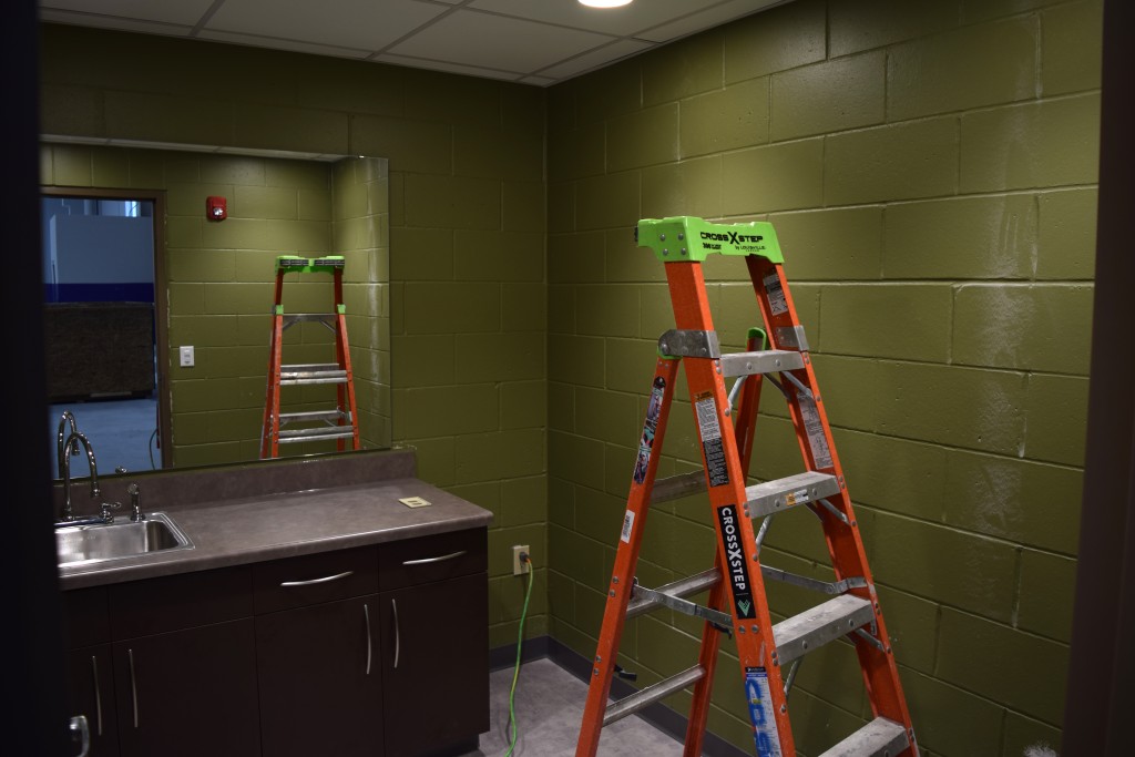 12-7-22: A dedicated mother's room is near completion