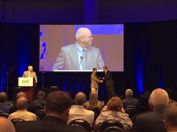 Theisen Recognized by ASABE