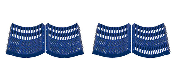 KX7 Pro Series full rotor setups for Case IH Flagship combines